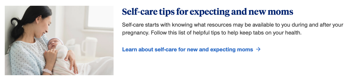 self care tips for new moms